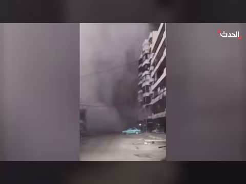 غارة إسرائيلية تستهدف إذاعة النور في الضاحية الجنوبية لبيروت