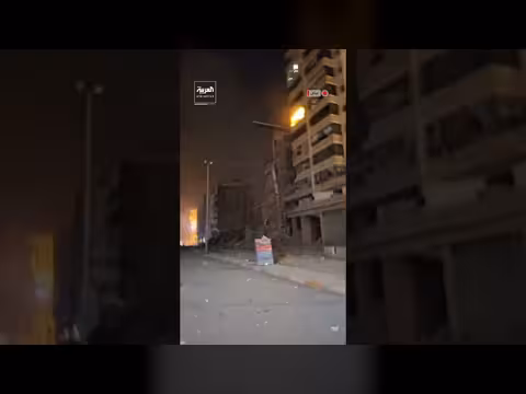 توثيق آثار الغارات الإسرائيلية على الضاحية الجنوبية ببيروت