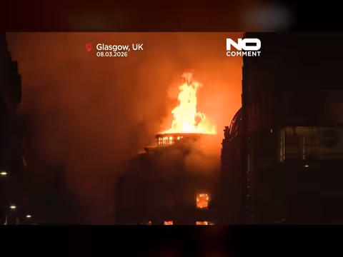 حريق بالقرب من محطة غلاسكو المركزية يعطل حركة السفر