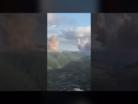 تفجير إسرائيل لنفق في بلدة القنطرة