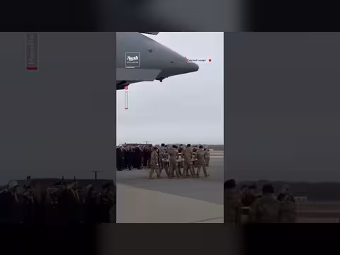 ترمب يستقبل جثامين 6 جنود أميركيين قتلوا في حرب إيران