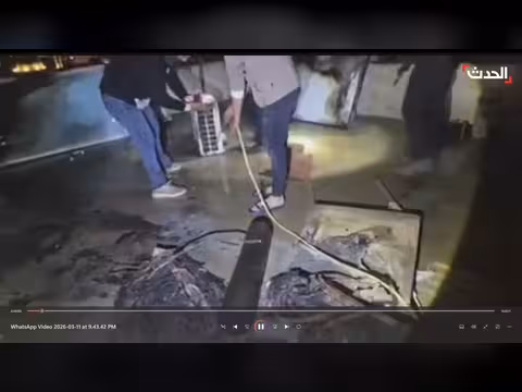 سقوط صاروخ شمالي إسرائيل