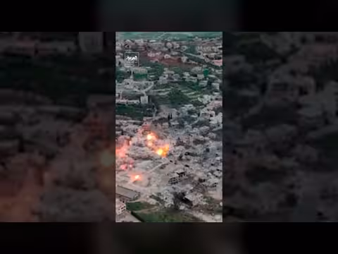 الجيش الإسرائيلي ينشر مشاهد لقصف في بنت جبيل