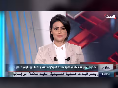هجوم سيبراني على مصرف ليبيا المركزي