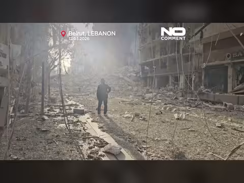 آثار الغارات الإسرائيلية على الضاحية الجنوبية لبيروت