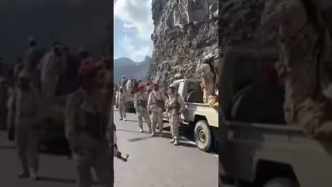 درع الوطن تتسلم معسكر جبل حديد في عدن