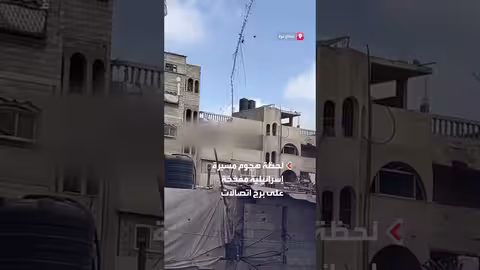 مسيرة إسرائيلية مفخخة تنفجر في برج للاتصالات في مخيم النصيرات