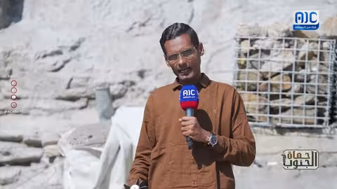 شاهد آثار مقذوفات مليشيا الحوثي على جبهة ثرة