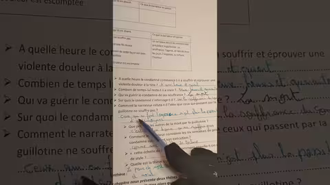 le dernier jour d un condamné analyse du chapitre 39 تحليل الفصل questions/réponses, les figures....