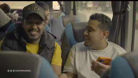 فريقنا مع الموسيقيين الفرنسيين 🇫🇷