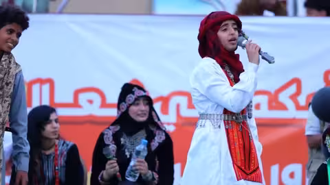 وين الملايين... غناء مع الجماهير في ملاهي هاي لاند ️️