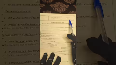 3ème année collège examen régional تصحيح نموذج الإمتحان الجهوي الثالثة إعدادي compréhension / langue