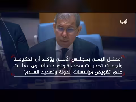 الحكومة ترفع ملف الزبيدي لمجلس الأمن