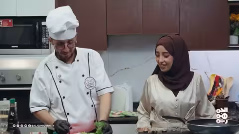 حوار مطبخين | الحلقة 16 | طاجن اللحم التركي وسلطة الفتوش اللبناني