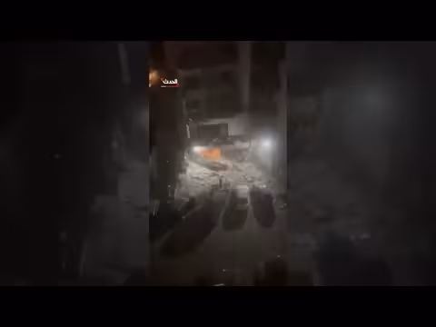 غارة إسرائيلية تستهدف مجمعًا سكنيًا في بعلبك شرقي لبنان