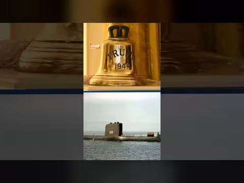 هدية الملك تشارلز لترامب: جرس غواصة حربية قديمة