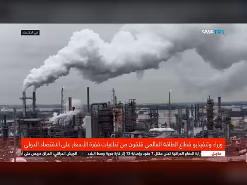 تحذيرات مسؤولي شركات الطاقة الكبرى من المخاطر العالمية