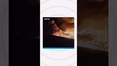 حريق كبير في منشأة معالجة النفايات في إيطاليا