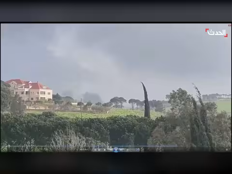مشاهد حية لغارات إسرائيلية تستهدف الخيام جنوب لبنان