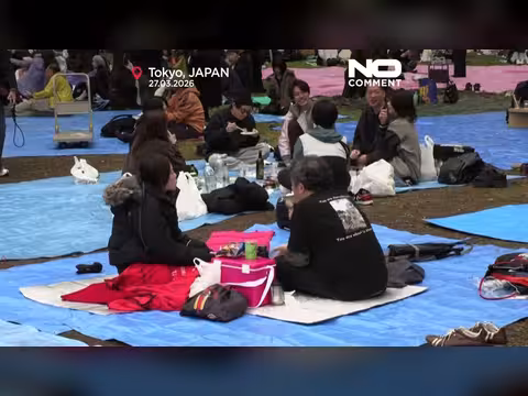 انطلاق موسم أزهار الساكورا في طوكيو مع نزهات أوينو