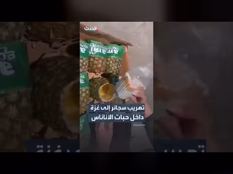 إسرائيل تضبط سجائر مخبأة في حبات أناناس
