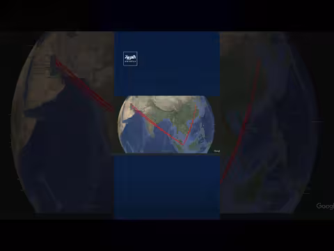 مسار سفينة تيفاني الإيرانية قبل العقوبات