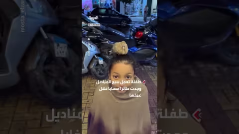 طفلة تخلص طائراً في الإسكندرية