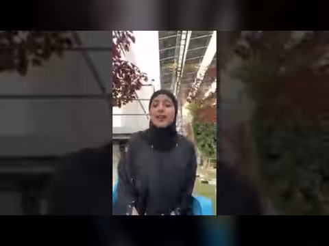 لحظة مميزة من البث المباشر