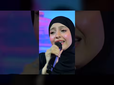 ماريا قحطان في أداء نظره اللثام