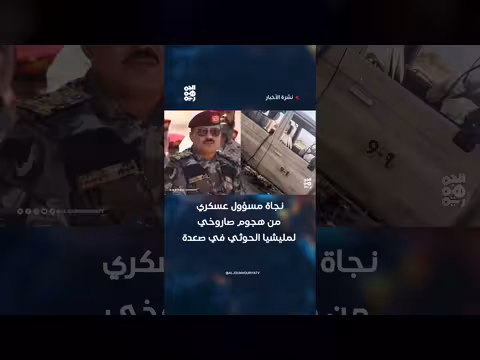نجاة مسؤول عسكري من هجوم صاروخي في صعدة