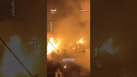 غارة جوية إسرائيلية تستهدف خيام نازحين في مدرسة بمخيم البريج بغزة