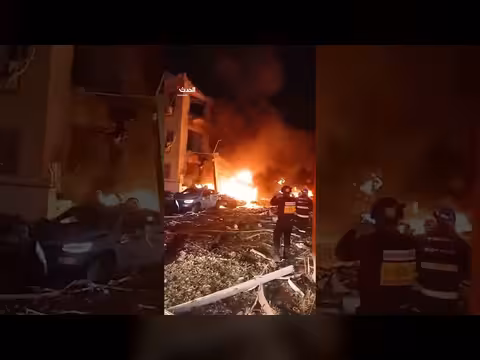 آثار الهجوم الصاروخي الإيراني على تل أبيب: مبانٍ مهدمة وحرائق