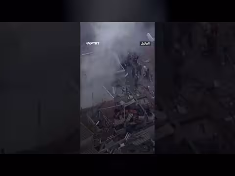 انفجار تسرب غاز يدمر مباني سكنية في البرازيل