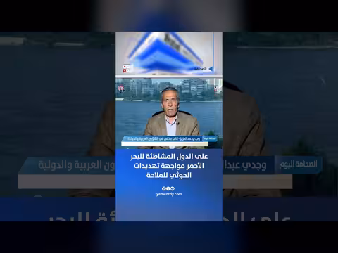 وجدي عبدالعزيز: تحذيرات من تهديدات الحوثي للملاحة