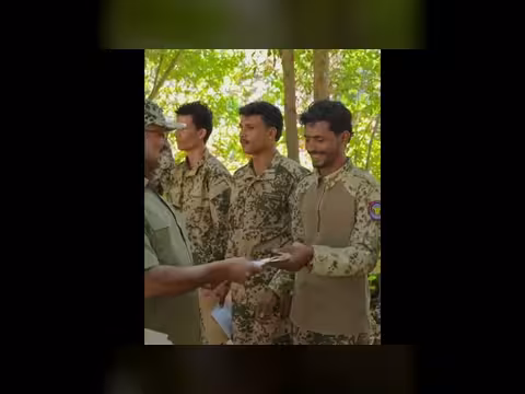 الفريق طارق صالح يكرم أبطال المقاومة