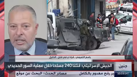 باسم التميمي: إسرائيل توسع الاستيطان في الضفة الغربية