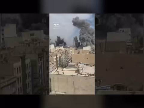 انفجارات في قاعدة للباسيج وسط طهران وتصاعد الغارات