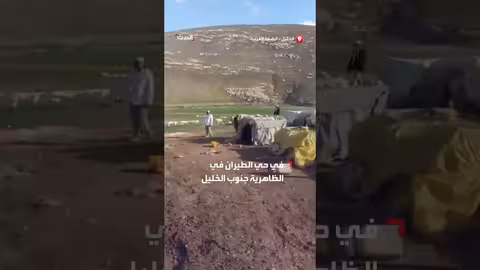 هجوم مستوطنين على فلسطينيين في الظاهرية