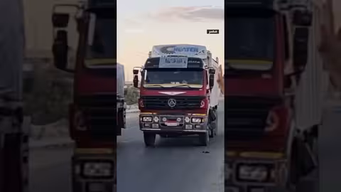 مساعدات تركية تصل قطاع غزة عبر معبر العريش