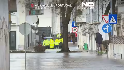 البرتغال تواجه فيضانات كارثية مع اقتراب العاصفة مارتا