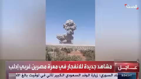 انفجار يستهدف معرض مصريين في إدلب وسقوط قتلى