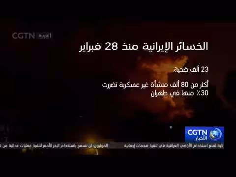 إيران: 23 ألف ضحية و600 مدرسة متضررة