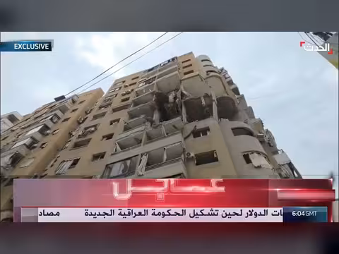 دمار واسع في الضاحية الجنوبية بلبنان بعد الغارات الإسرائيلية