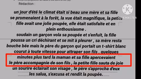 3ème année collège évaluation N4 deuxième semestre la production écrite الفرض الرابع الدورة التانية