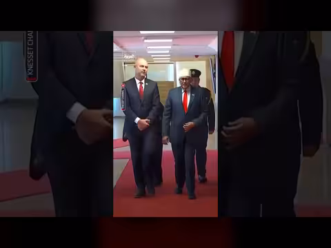 رئيس أرض الصومال يزور الكنيست الإسرائيلي