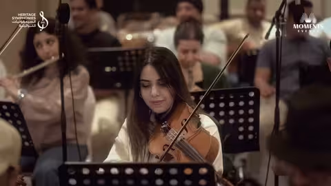 بروفات حفل صدى الإبداع في دبي أوبرا