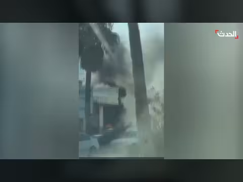 استهداف سيارة في صيدا جنوبي لبنان بعد غارات إسرائيلية