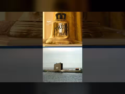 هدية الملك تشارلز لترامب: جرس غواصة قديمة