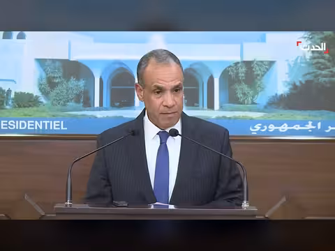 مؤتمر صحافي لوزيري خارجية مصر ولبنان في بيروت
