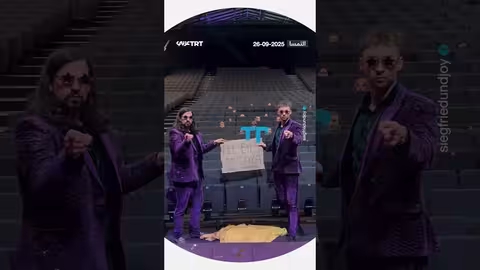 ثنائي كوميدي ألماني يعبر عن تضامنه مع غزة في فيينا